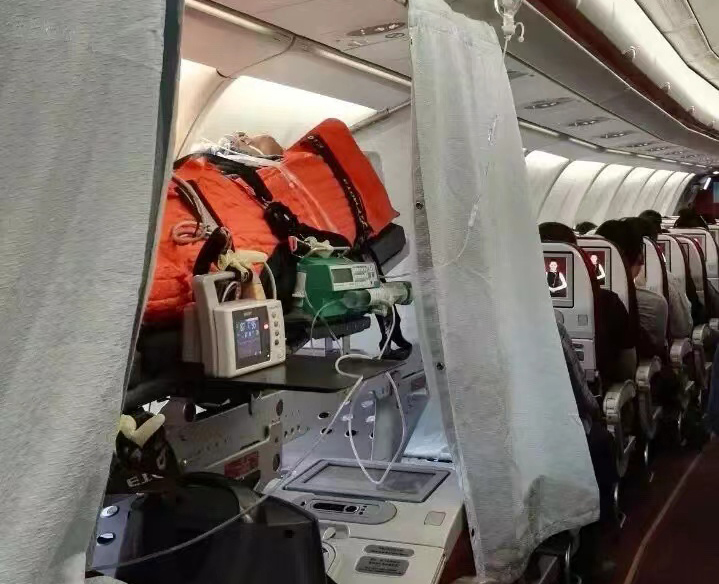 南充跨国医疗包机、航空担架